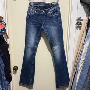 Miss Me Dark Blue Boot Cut Jeans